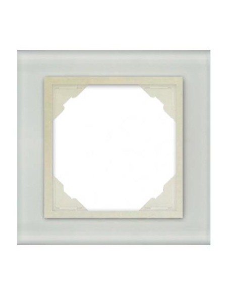 Marco simple mecanismos Efapel 90910 T CP PERLA