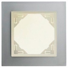 Marco simple mecanismos Efapel 90910 T TP TITANIO PERLA