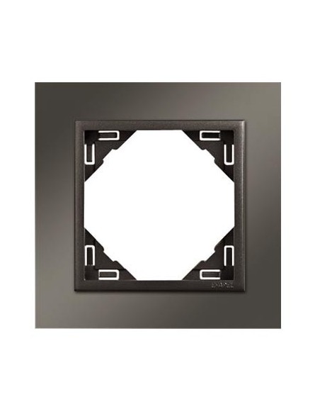 Marco simple mecanismos Efapel 90910 T QS NIQUEL GRIS