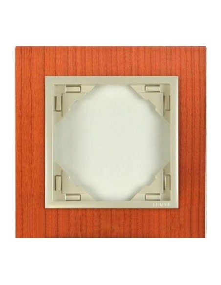 Marco simple mecanismos Efapel 90910 T JP CEREZO PERLA