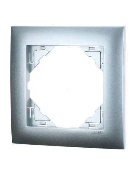 Marco mecanismos Efapel simple 90910t al aluminio