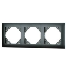 Marco mecanismos Efapel triple 90930 t is gris