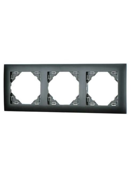 Marco mecanismos Efapel triple 90930 t is gris