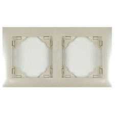 Marco mecanismos Efapel doble 90920 t pe perla