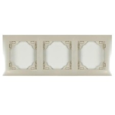 Marco mecanismos Efapel triple 90930 t pe perla