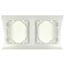 Marco mecanismos Efapel doble 90920 t ge hielo