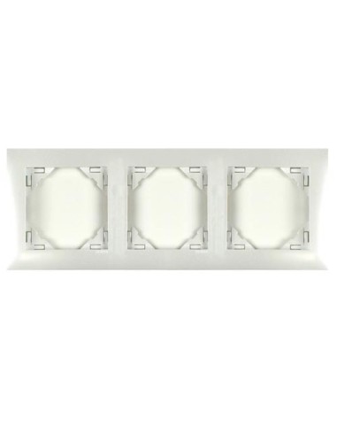 Marco mecanismos Efapel triple 90930 t ge hielo