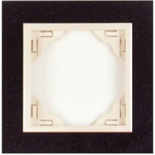 Marco simple mecanismos Efapel 90910 T GP granito perla