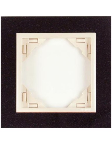 Marco simple mecanismos Efapel 90910 T GP granito perla