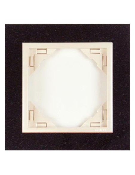 Marco simple mecanismos Efapel 90910 T GP granito perla