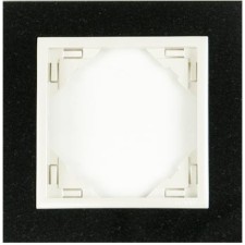 Marco simple mecanismos Efapel 90910 T GG granito hielo