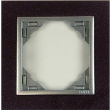 Marco simple mecanismos Efapel 90910 T GA granito aluminio