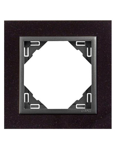 Marco simple mecanismos Efapel 90910 T GS granito gris
