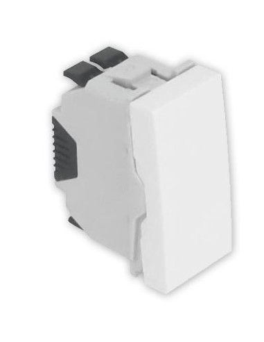 Interruptor estrecho Efapel 45010 SBR Quadro 45 blanco