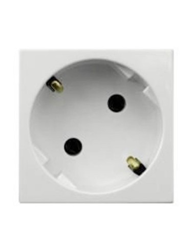 Base enchufe schuko Efapel 45131 SBR Quadro 45 blanco