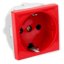 Base enchufe schuko enclavamiento y piloto Efapel 45137 SVM Quadro 45