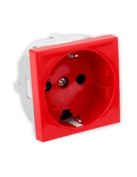 Base enchufe schuko enclavamiento y piloto Efapel 45137 SVM Quadro 45