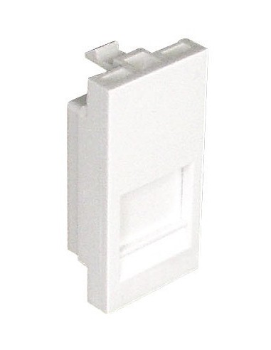 Tapa RJ45 Efapel 45977 SBR estrecho Quadro 45 color blanco