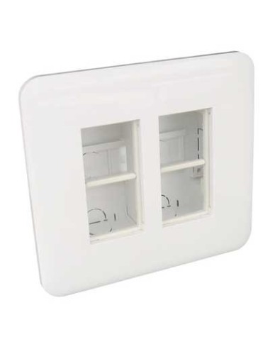 Puesto de trabajo eléctrico empotrable 2x4 módulos 83401 SBR EFAPEL