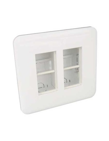 Puesto de trabajo eléctrico empotrable 2x4 módulos 83401 SBR EFAPEL