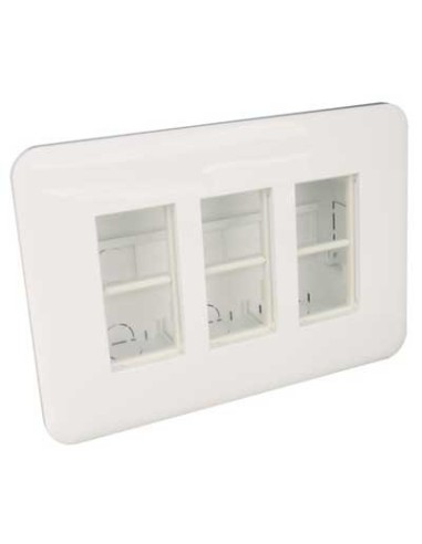 Puesto de trabajo eléctrico empotrable 3x4 módulos 83402 SBR EFAPEL