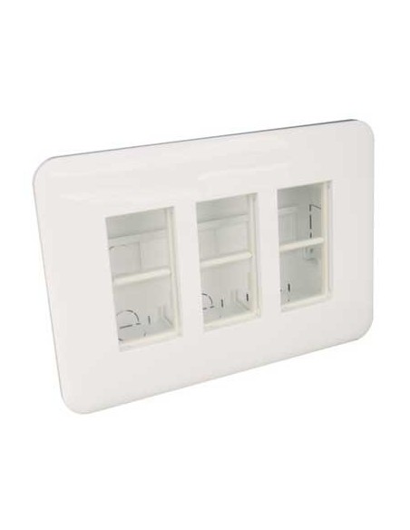 Puesto de trabajo eléctrico empotrable 3x4 módulos 83402 SBR EFAPEL