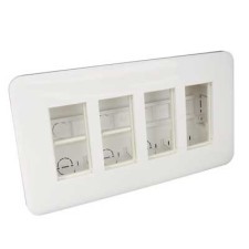 Puesto de trabajo eléctrico empotrable 4x4 módulos 83403 SBR EFAPEL