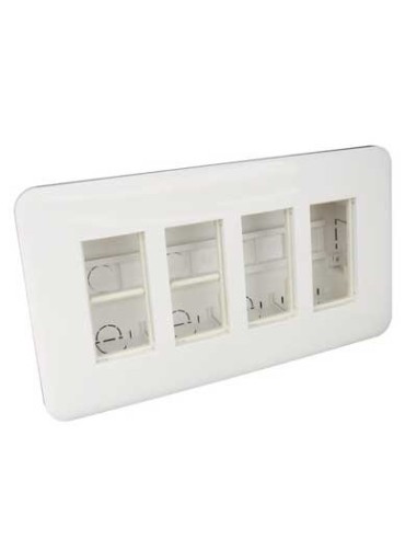 Puesto de trabajo eléctrico empotrable 4x4 módulos 83403 SBR EFAPEL