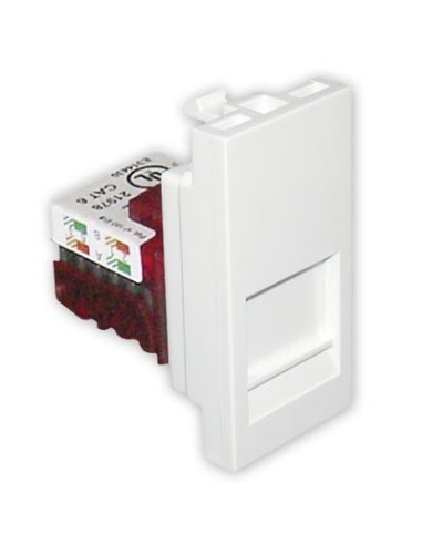 Tapa con conector RJ45 Efapel 45978 S BR Quadro 45 color blanco