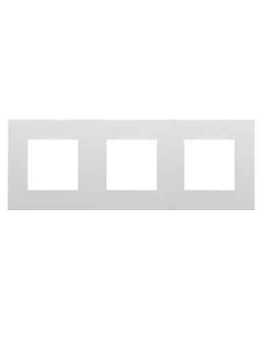 Marco triple Efapel 45930 T BR Quadro 45 color blanco