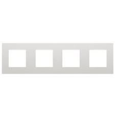 Marco cuádruple Efapel 45940 T BR Quadro 45 color blanco
