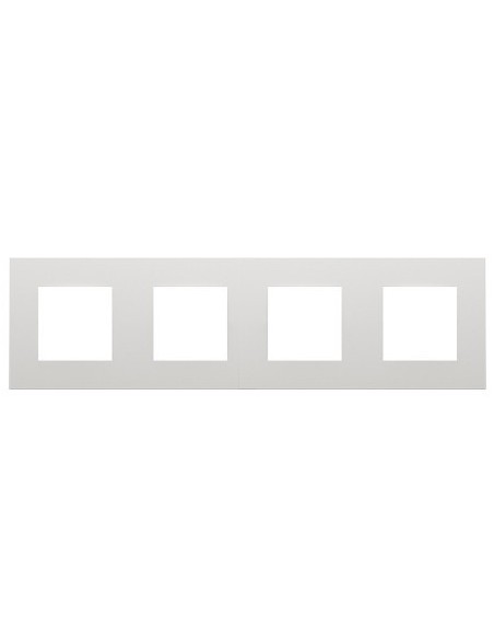 Marco cuádruple Efapel 45940 T BR Quadro 45 color blanco