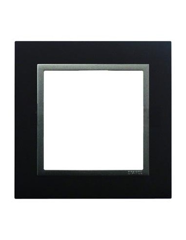 Marco simple Efapel 90910 t ps animato negro y gris