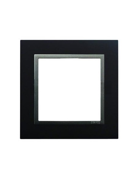 Marco simple Efapel 90910 t ps animato negro y gris