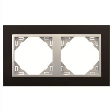 Marco 2 elementos Efapel 90920 t pa animato negro aluminio