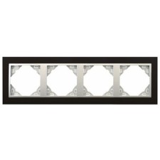 Marco 4 ventanas Efapel 90940 t pa animato negro aluminio