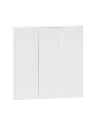 Tecla triple interruptor blanco Efapel 50661 T BR Apolo 5000