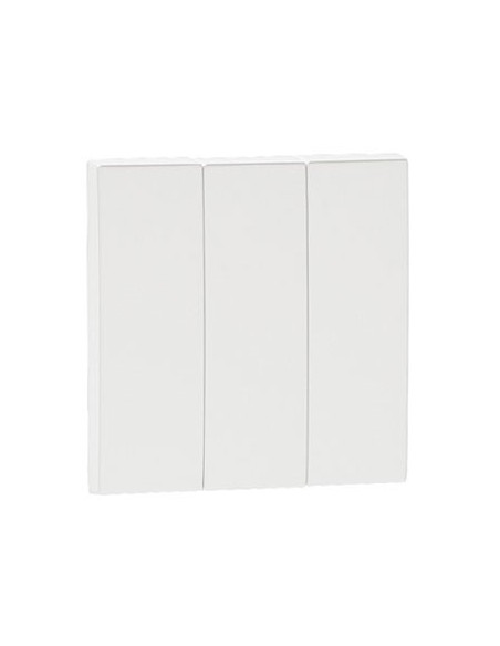 Tecla triple interruptor blanco Efapel 50661 T BR Apolo 5000