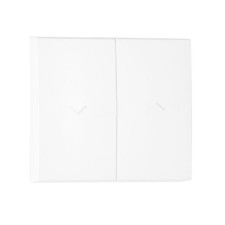 Tecla doble interruptor de persianas Efapel 50613 T BR Apolo 5000 blanco