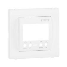 Tapa interruptor horario digital 1 circuito Efapel 50743 T BR Apolo 5000 blanco