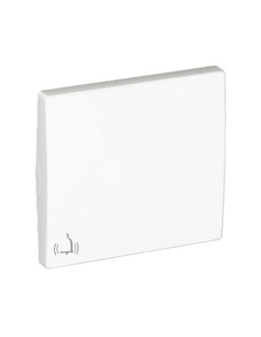 Tecla blanca para pulsador con símbolo de campana Efapel 50605 T BR Apolo 5000