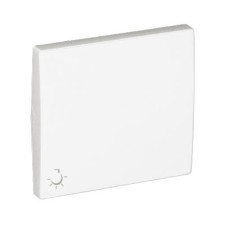 Tecla para pulsador con símbolo de luz 50607 T BR Apolo 5000 blanco