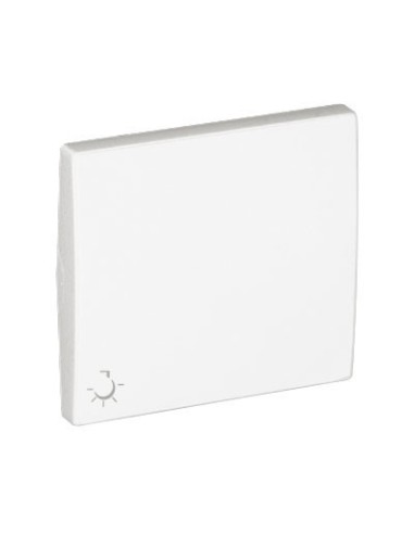 Tecla para pulsador con símbolo de luz 50607 T BR Apolo 5000 blanco