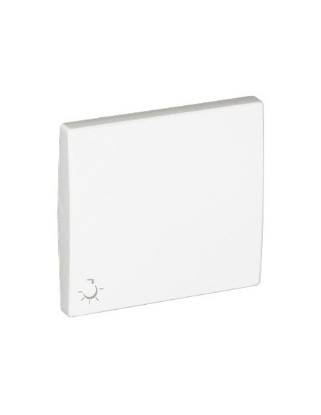 Tecla para pulsador con símbolo de luz 50607 T BR Apolo 5000 blanco