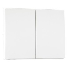 Tecla doble interruptor Efapel 70611 T BR Sirius 70 blanco