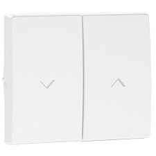 Tecla interruptor doble de persianas Efapel Sirius 70 blanco 70613 T BR