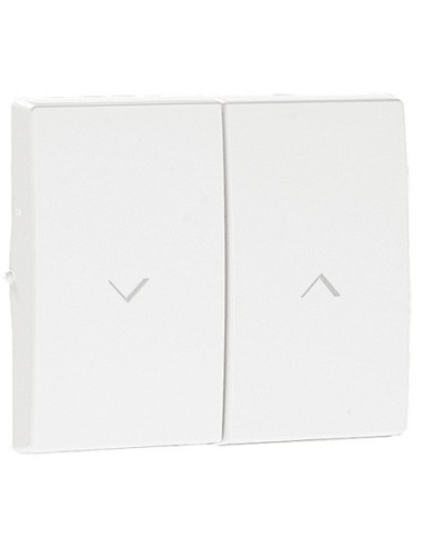 Tecla interruptor doble de persianas Efapel Sirius 70 blanco 70613 T BR