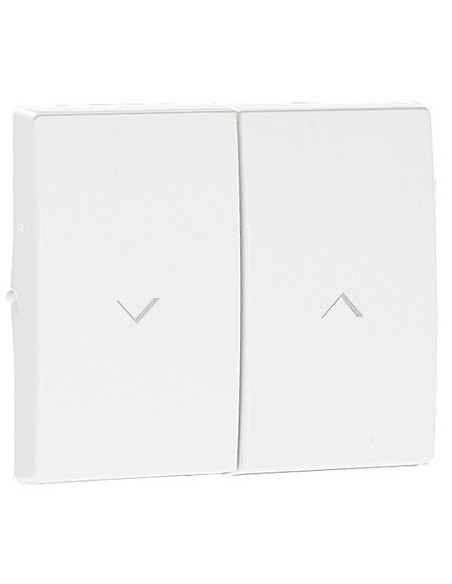 Tecla interruptor doble de persianas Efapel Sirius 70 blanco 70613 T BR