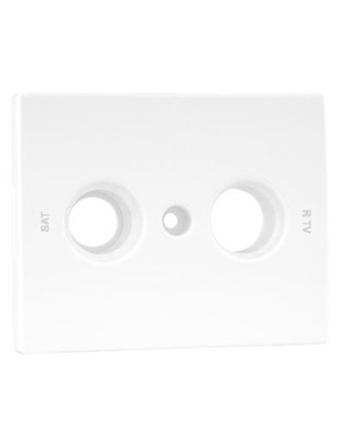 Tapa toma televisión satélite Efapel Sirius 70 blanco 70686 T BR