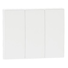 Tecla para interruptor triple Efapel Sirius 70 blanco 70661 T BR